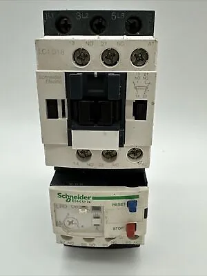 Buy Schneider Electric LC1D18 Contactor LRD08 Overload Relay • 39.99$