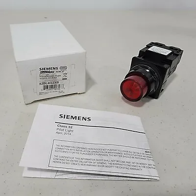 Buy Several Siemens 52bl4g2xb New Old Stock Red Led Pilot Light Free Shipping • 56.99$