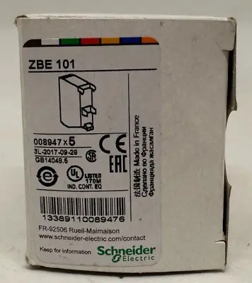 Buy ZBE101 Schneider Electric Single Contact Block, 22mm, 1NO, 6 A, 600 V, Scre (51) • 10$