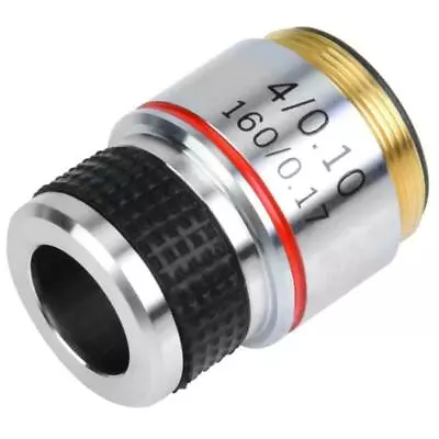 Buy Microscope Lens RMS Thread 4X Plan Achromatic Objective 160/0.1 • 8.49$