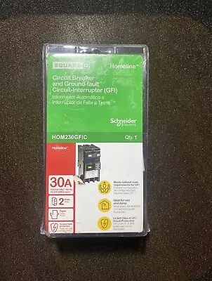 Buy Square D By Schneider Electric HOM230GFIC Homeline 30 Amp Two-Pole GFCI Circuit • 84.99$