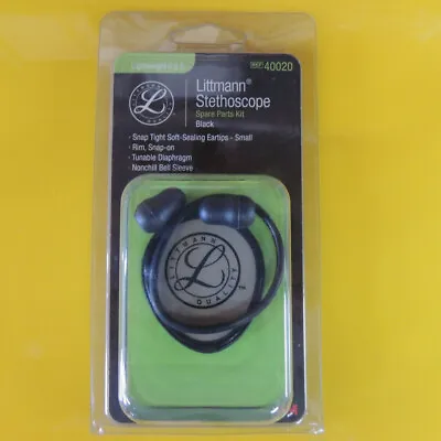 Buy #40020 3M LITTMANN Stethoscope Spare Parts Kit Lightweight II S.E. - Black • 23.98$