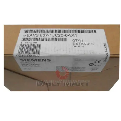 Buy New In Box SIEMENS 6AV3607-1JC20-0AX1 6AV3 607-1JC20-0AX1 Touch Screen • 1,383.89$