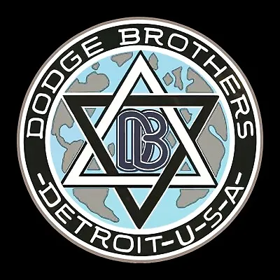 Buy Dodge Brothers Detroit U.S.A. - Vintage 1934 Emblem Sticker Decal • 10$