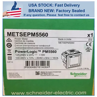 Buy SCHNEIDER ELECTRIC PowerLogic Power Meter METSEPM5560 • 959.99$