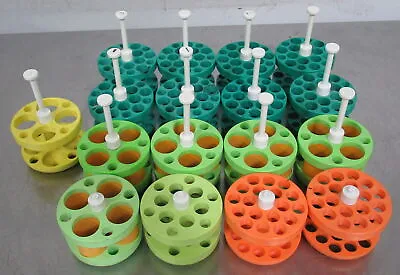 Buy T175314 Lot (17) Beckman Coulter Centrifuge Rotor Bucket Inserts Tube Holders • 200$