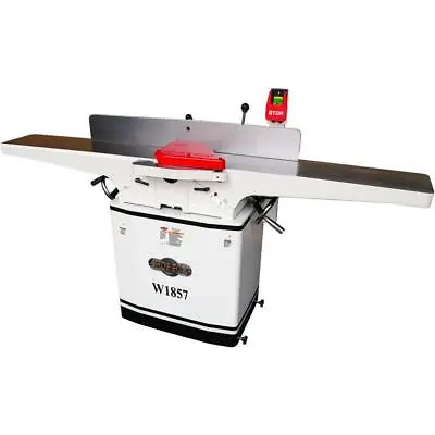 Buy Shop Fox W1857 8 Inch X 72 Inch Built-In Mobile Base Dovetail Jointer • 2,229$