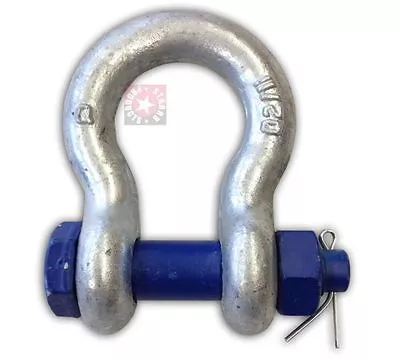 Buy 1/2  Shackle, Clevis, Safety Pin Peerless  2 Ton Wll Tow Truck Crane Wrecker • 18.75$