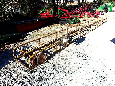 Buy Used 24 FT SQUARE HAY BALE ELEVATOR 2 HP MOTOR (FREE 1000 MILE DELIVERY FROM KY) • 1,895$