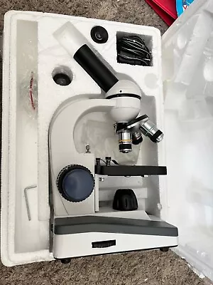 Buy AmScope M150C 40x-1000x Portable Student Compound Microscope With Slides • 50$