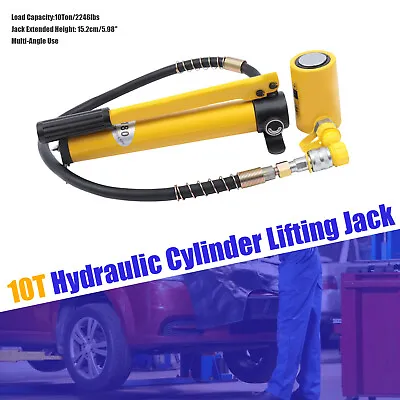Buy 10T Hydraulic Cylinder Jack Low Profile Porta Power Ram RSC-1050 Single Acting  • 105.73$