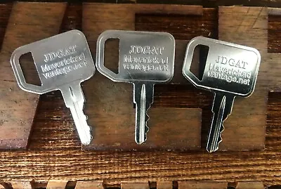 Buy 3 Keys Fit John Deere Gator (XUV,HPX,GX, GT,LX) Mowers PN AM131841 • 6.99$