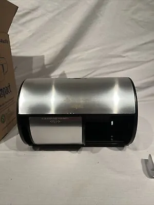 Buy Toilet Paper Dispenser -Georgia-Pacific-NIB-56796-Stainless Steel • 19.95$
