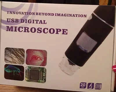 Buy New Innovation Beyond Imagination Portable USB Hand Digital Microscope Amscope • 12.99$