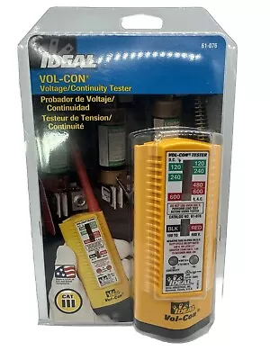 Buy Ideal 61-076 Vol-con Voltage Continuity Tester 600vac/vdc • 50$