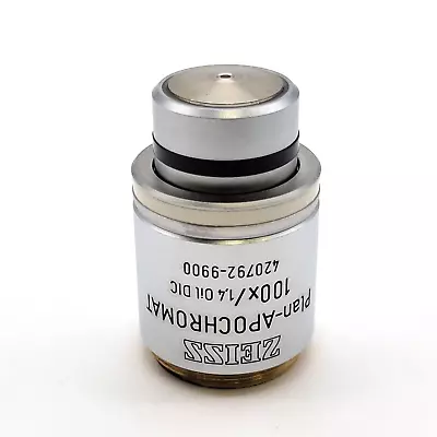 Buy Zeiss Microscope Objective Plan Apochromat 100x 1.4 Oil DIC M27 420792-9900 • 1,995$
