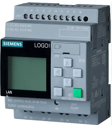 Buy LOGO! PLC Module 6ED1-052-1FB08-0BA1 Genuine Original Siemens FAST SHIPPING • 189$