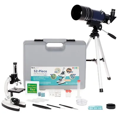 Buy AMSCOPE-KIDS Holiday Special Student Microscope Kit +Telescope & Tripod • 79.99$