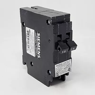 Buy Siemens Q1515 15A, 120/240V, 1 Pole Tandem Circuit Breaker • 9.99$