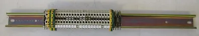 Buy Siemens DIN Rail Terminal Strip Block With Ground And 18” Mounting Rail • 20$