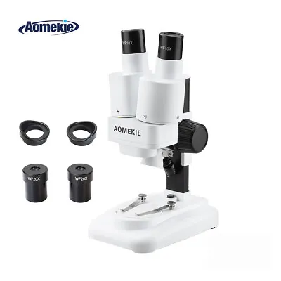 Buy 20X/40X Binocular Stereo Microscope For PCB Soldering Mobile Phone Repair Tool • 44.80$