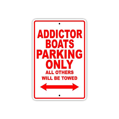 Buy Addictor Boats Parking Only Boat Ship Notice Decor Novelty Aluminum Metal Sign • 9.99$