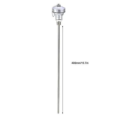 Buy RTD PT100 Temperature Sensor Probe 1/2  NPT Thread Thermocouple Terminal Head • 20.78$