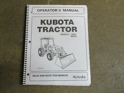 Buy Kubota L45 TL M59 TL L 45 M 59 Tractor With Loader Owners & Maintenance Manual • 44.50$
