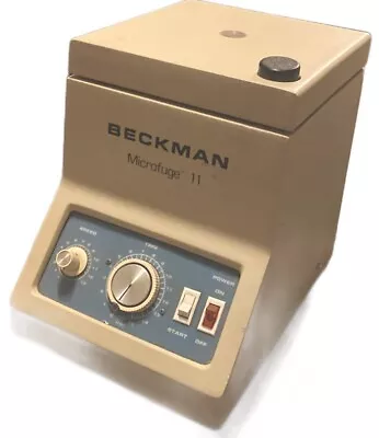 Buy Beckman Centrifuge Microfuge 11 Rotor Lab Equipment Tested • 50.99$