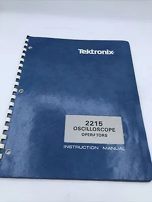 Buy Tektronix 2215 Oscilloscope Operator's Manual • 19.88$