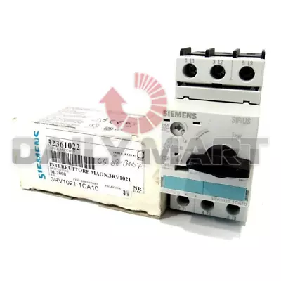 Buy New In Box SIEMENS 3RV10211CA10 Circuit Breaker • 44.75$