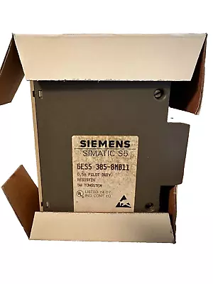 Buy Siemens Simatic S5 6ES5 385-8MB11 • 10.69$