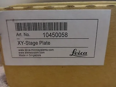 Buy LEICA 10450058 XY STAGE PLATE FOR STEREOSCOPE 9  X 7  • 65$