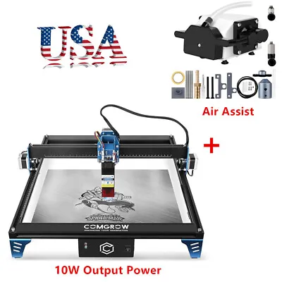 Buy Comgrow Z1 Laser Engraver 10W Output Power 24V Desktop 48W With Air Assist US • 269$