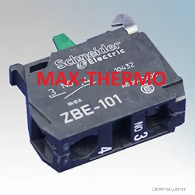 Buy  New 2 Pcs  Telemecanique Schneider  Contact Block Zbe-101 N.o Zbe101 • 23$