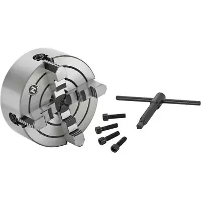 Buy Grizzly G9865 6  4-Jaw Plain Back Independent Chuck • 214.95$
