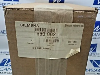 Buy New  Siemens 550-002 Tec Enclosure • 59$