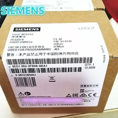 Buy New Siemens LOGO 230RCEo Logic Module 6ED1052-2FB08-0BA1 6ED1 052-2FB08-0BA1 • 133.31$
