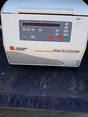 Buy AS IS Beckman Coulter Allegra X-22 Centrifuge, 4200 RPM 392184 • 1,000$