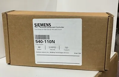 Buy SIEMENS 540-110N Terminal Controller - In Brand New Sealed Bag And Box • 765$