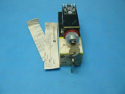 Buy Allen Bradley 800MR-H31BLA Key Selector Switch 22.5 MM 2 Position Maintained New • 119.99$