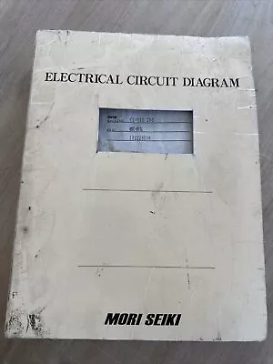 Buy Mori Seiki Electrical Circuit Ladder Diagram For CL 150/200 OEM Rare • 78$