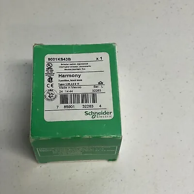 Buy New (Open Box) Schneider Electric Selector Switch 9001KS43B • 32.99$