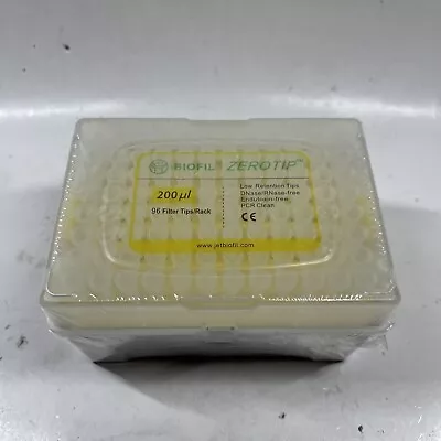Buy JET BioFil 200µL Zerotip Natural Filter Sterile Pipette Micro Tips (96 Tips) • 8.99$