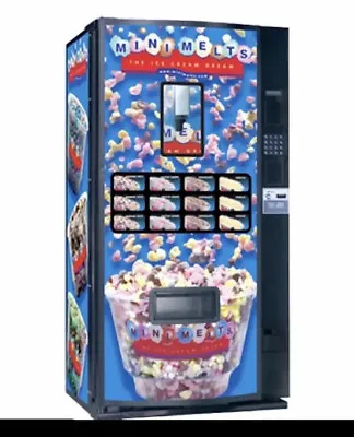 Buy Mini Melts Ice Cream Vending Machine Automated MiniMelts W/ KEY Vendor Sales • 1,500$