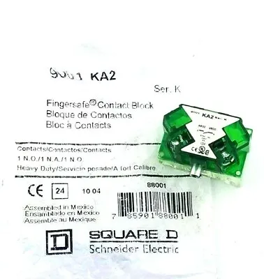 Buy Square D Schneider Electric 9001-KA2 Series K, Fingersafe Contact Block, 9001KA2 • 15$