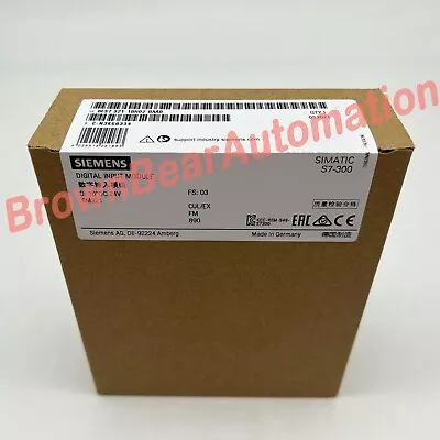 Buy In Stock Newest In Box Original SIemens 6ES7321-1BH02-0AA0 PLC Module • 64.99$