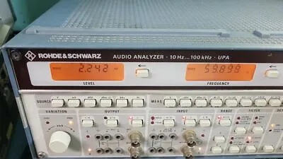 Buy Rohde & Schwarz UPA Audio Analyzer, 4 Option • 1,890$