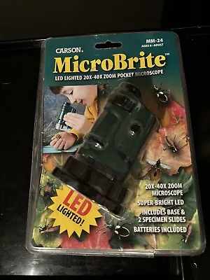 Buy Carson Optical Microbrite Kids Microscope 20X Mm-24 • 15$