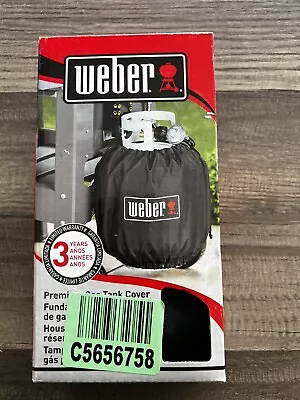 Buy Weber 20 Lbs Propane Tank Cylinder Cover BLACK 7137 **NEW**/ U • 17.95$